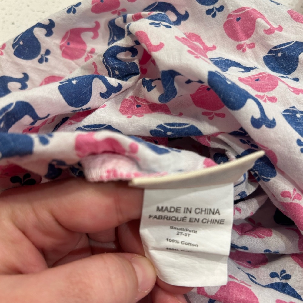 Pottery Barn Kids Whale Print Cotton Swim Cover-Up
Tunic 2-3t - Picture 4 of 4